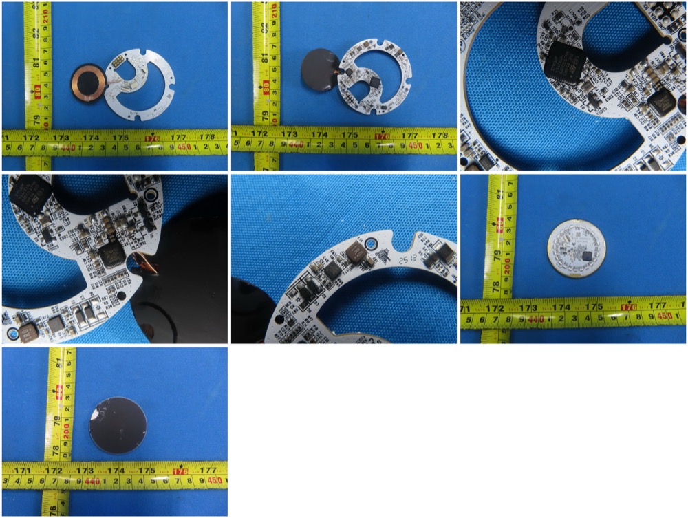 Module ring PCB with Qi coil and close-ups (FCC exhibit)